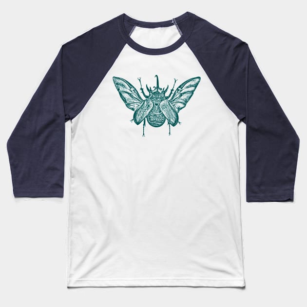 Eupatorus Gracilicornis Baseball T-Shirt by e2equiel